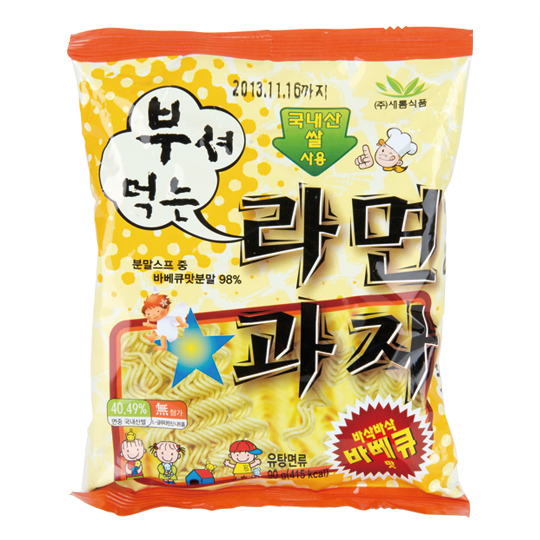 새롬 라면과자