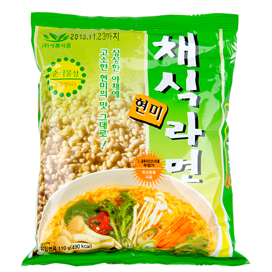 현미채식라면